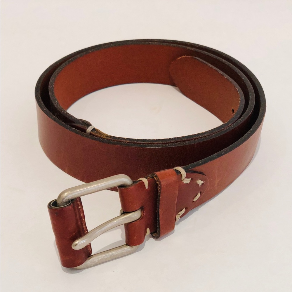 Hilfiger - Cool brown leather belt